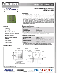 Datasheet RFP-1500-19-50 manufacturer Anaren