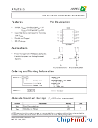 Datasheet APM7313 manufacturer Anpec