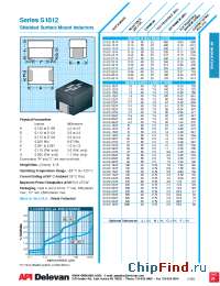 Datasheet S1812-151K manufacturer API Delevan
