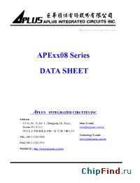 Datasheet APE0508 manufacturer Aplus