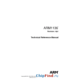Datasheet ARM1136 manufacturer ARM