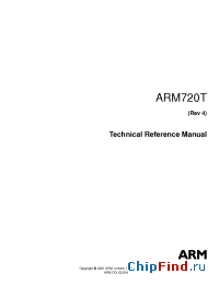 Datasheet ARM720T manufacturer ARM
