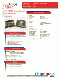 Datasheet ALH80K48 manufacturer Astec
