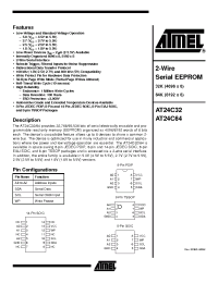 Datasheet 24C64 manufacturer ATMEL