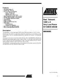 Datasheet 5962-8959818VTC manufacturer ATMEL
