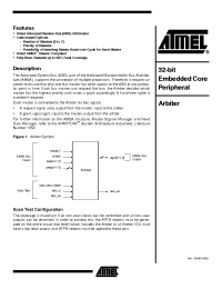 Datasheet ARBITER manufacturer ATMEL