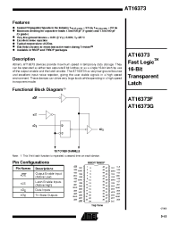 Datasheet AT16373G-20YC manufacturer ATMEL