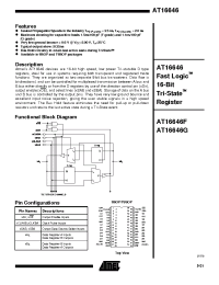 Datasheet AT16646F manufacturer ATMEL