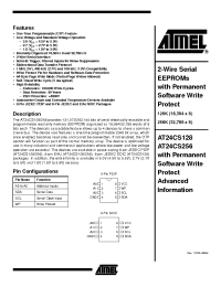 Datasheet AT24CS128 manufacturer ATMEL