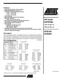 Datasheet AT25128 manufacturer ATMEL