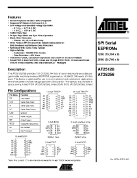 Datasheet AT25128-10 manufacturer ATMEL