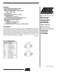 Datasheet AT25128Automotive manufacturer ATMEL