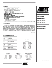 Datasheet AT25HP512-10CI-2.7 manufacturer ATMEL