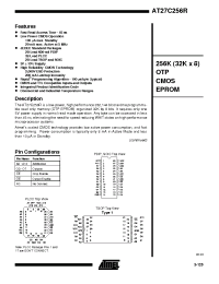 Datasheet AT27C256 manufacturer ATMEL
