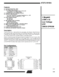 Datasheet AT27LV010A manufacturer ATMEL