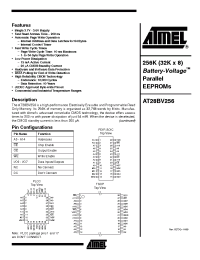Datasheet AT28BV256-20C manufacturer ATMEL