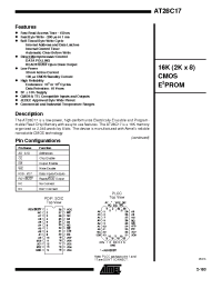 Datasheet AT28C17 manufacturer ATMEL