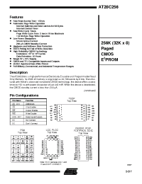 Datasheet AT28C256E-15DM/883 manufacturer ATMEL