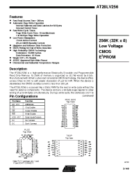 Datasheet AT28LV256-25PC manufacturer ATMEL