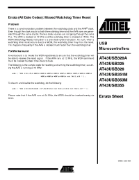Datasheet AT43USB355 manufacturer ATMEL