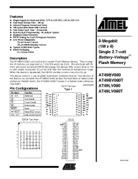Datasheet AT48LV080T-12TC manufacturer ATMEL