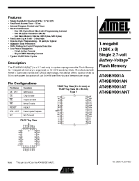 Datasheet AT49BV001A-55JI manufacturer ATMEL