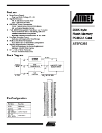 Datasheet AT5FC256 manufacturer ATMEL