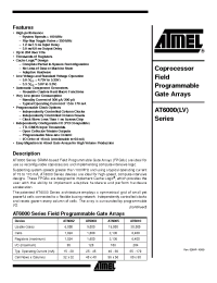 Datasheet AT6010A-2QC manufacturer ATMEL