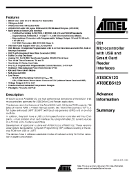 Datasheet AT83EB5123xxx-SIRIM manufacturer ATMEL