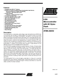 Datasheet AT89LS8252 manufacturer ATMEL
