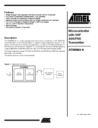 Datasheet ATAM862X-TNSZF manufacturer ATMEL