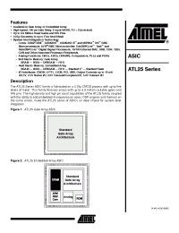 Datasheet ATL25/256 manufacturer ATMEL