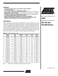 Datasheet ATL60 manufacturer ATMEL