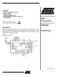 Datasheet ATR0600 manufacturer ATMEL