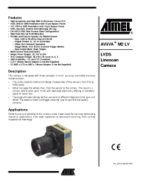 Datasheet AVIIVAM2LV1014 manufacturer ATMEL
