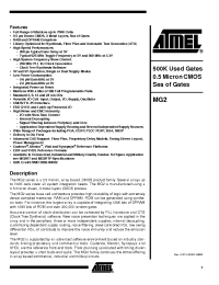 Datasheet MG2700 manufacturer ATMEL