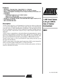 Datasheet MH1099 manufacturer ATMEL