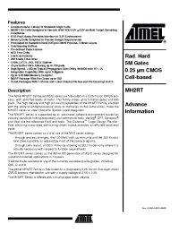 Datasheet MH2RT manufacturer ATMEL
