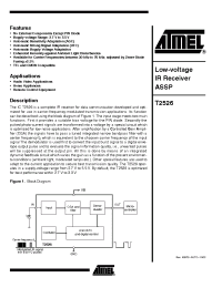 Datasheet T2526 manufacturer ATMEL