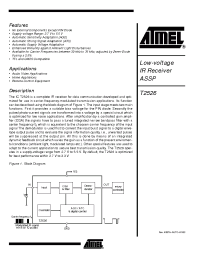 Datasheet T2526N0xx-yyy manufacturer ATMEL
