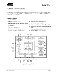 Datasheet T48C894 manufacturer ATMEL