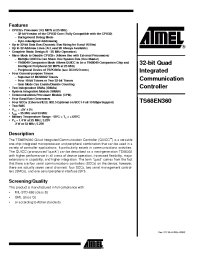 Datasheet TS68EN360MRB/C33L manufacturer ATMEL