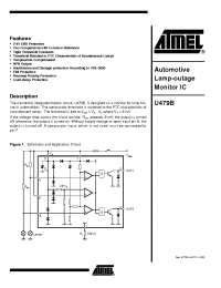 Datasheet U479B manufacturer ATMEL