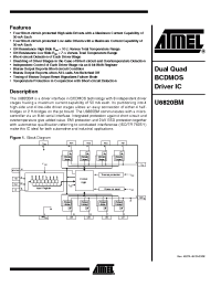 Datasheet U6820BM manufacturer ATMEL