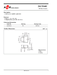 Datasheet 2SC5344U manufacturer AUK