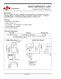 Datasheet S1117-15PI manufacturer AUK