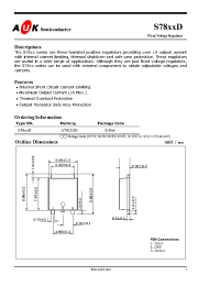 Datasheet S7815D manufacturer AUK