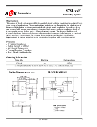 Datasheet S78L18F manufacturer AUK