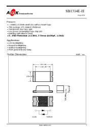 Datasheet SB1314E-H manufacturer AUK