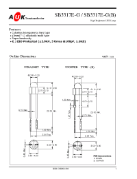 Datasheet SB3317E-G manufacturer AUK